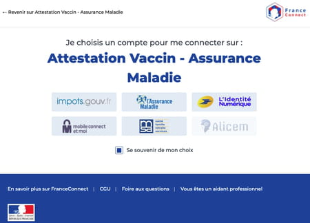 Download the Covid vaccination certificate with its QR Code