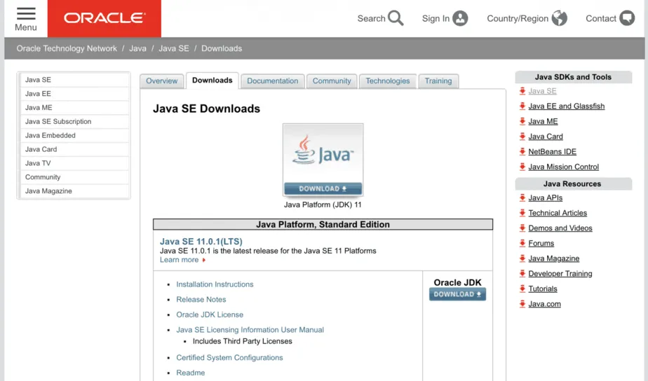 Installing Java: how to install Java 11 on Windows Mac and Linux