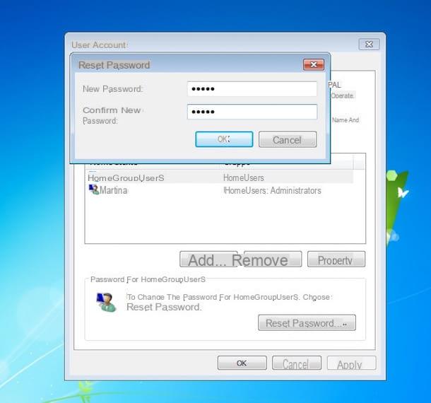 Cómo restablecer las contraseñas de Windows 7