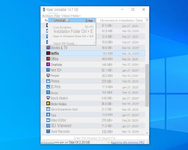 Como desinstalar aplicativos que não desinstalam o Windows 10