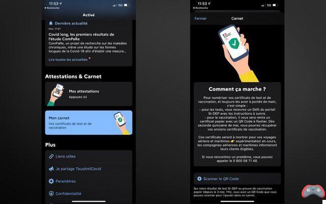 TousAntiCovid is already ready for the Health Pass, here's how it works