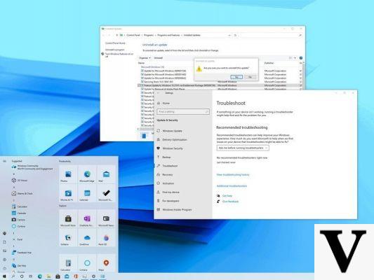 Windows 10, comment résoudre tous les problèmes de la dernière mise à jour