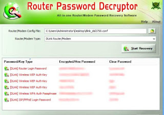 Recover passwords for networks, websites, PCs and wifi routers