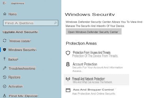 Como desativar o firewall do Windows 10