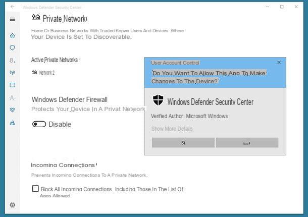 How to disable Windows 10 firewall