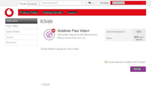 How to activate Vodafone Pass