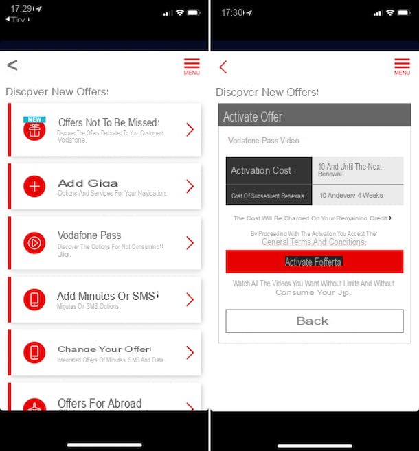 How to activate Vodafone Pass