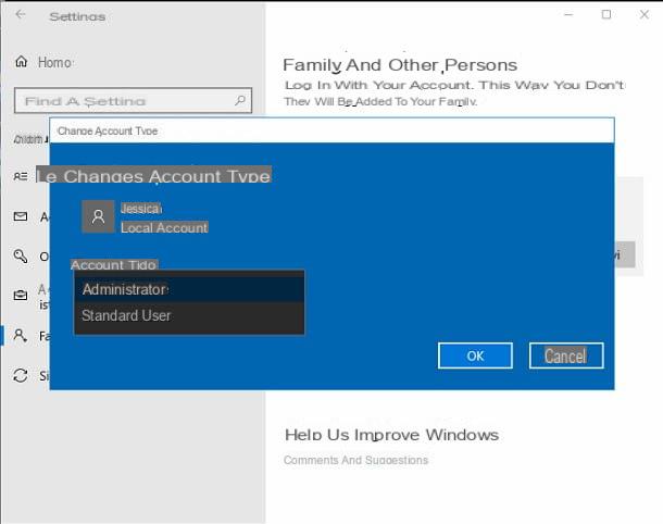 How to become an administrator of the Windows 10 PC