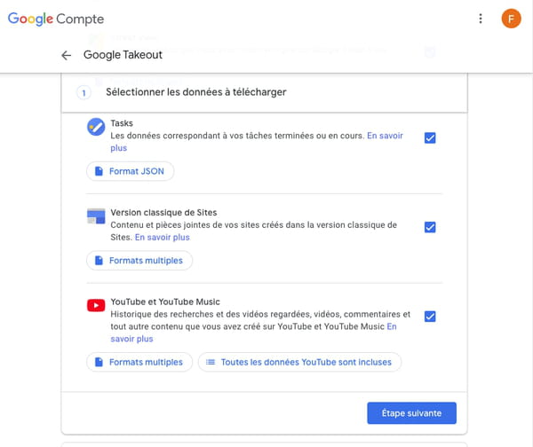 Datos de Google: guarda toda la información de una cuenta